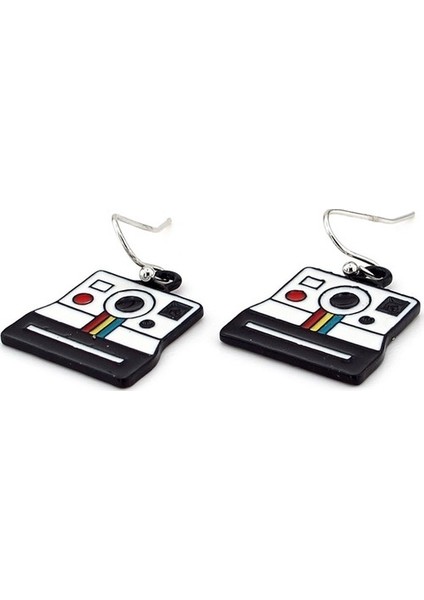 Fotoğraf Makinesi Retro Küpe