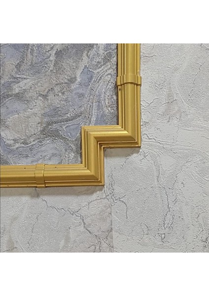 Boyanabilir Birbirine Geçmeli Duvar Çıtası 2,5 cm 2,5 x 100 Cm