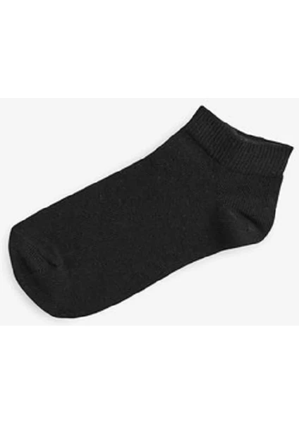 Black Arden Socks  Ekonomik Paket Siyah Patik Çorap 10'lu