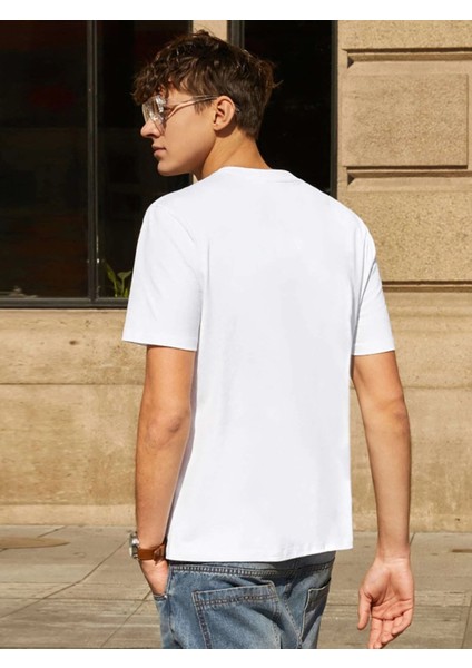 Geometry Baskılı Oversize Unisex Tshirt-Daxis Sportwear Company