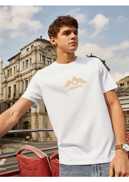 Geometry Baskılı Oversize Unisex Tshirt-Daxis Sportwear Company