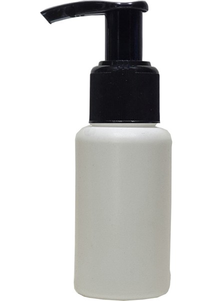 8 Adet Sert Plastik Boş Sıvı Sabun Pompalı Şişe 50 ml Kimyasala Dayanıklı