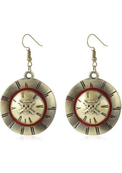 Anime One Piece Hasır Şapka Küpe