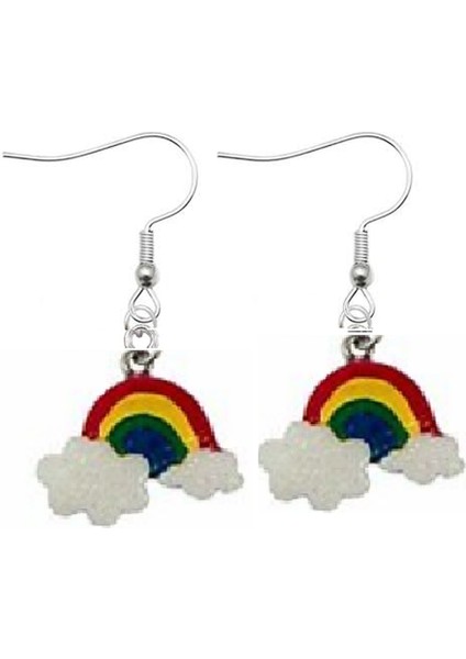 Gökkuşağı Bulut Küpe