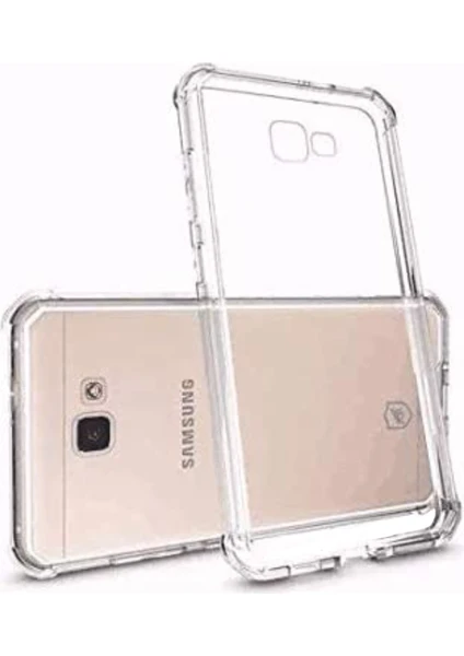 Case World Samsung Galaxy J5 Prime ile Uyumlu Kapak Şeffaf Airbag Antishock Köşe Korumalı Silikon Kılıf