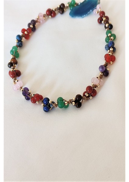 6 mm Çakra Kolye (Kaplangözü, Akik, Pembe Kuvars,ametist, Aventurin,lapis Lazuli,jasper) fiyatları