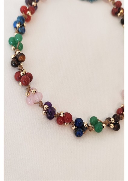 6 mm Çakra Kolye (Kaplangözü, Akik, Pembe Kuvars,ametist, Aventurin,lapis Lazuli,jasper) fırsatları