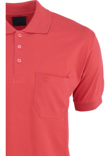 Erkek Polo Yaka Cepli Kısa Kollu Hilfiger Model Normal Kesim Pamuklu Lakos Kumaş Tişört