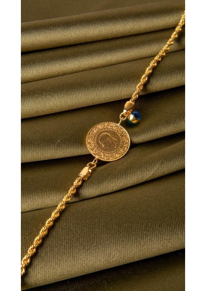 Altın Çeyrekli Halat Bileklik fiyatları