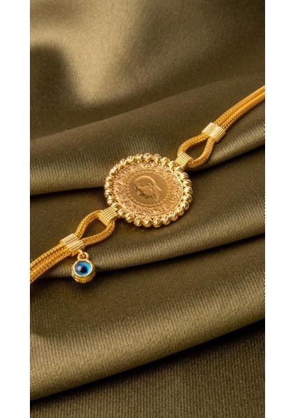 Altın Dorikalı Çeyrekli Bileklik modelleri