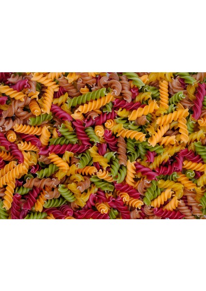 Sarı Mercimek Unundan Sebzeli Fusilli