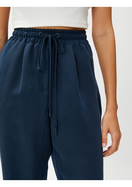 Beli Bağlamalı Pantolon Düz Paça Modal Karışımlı indirimleri