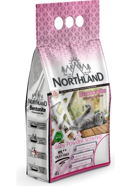 Bebek Pudrası Kokulu Kedi Kumu 10 Litre