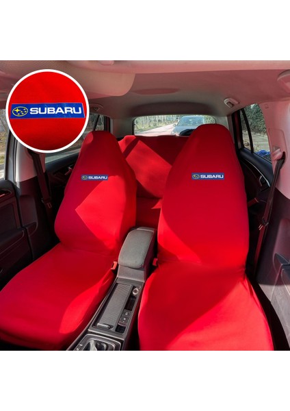 Subaru Crosstrek Oto Koltuk Servis Kılıfı Kırmızı Likralı Esnek Tüm Araç Modellerine Uygun Universal