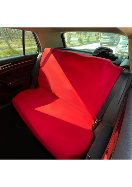 Hyundai Tucson Oto Koltuk Servis Kılıfı Kırmızı Likralı Esnek Tüm Araç Modellerine Uygun Universal modelleri