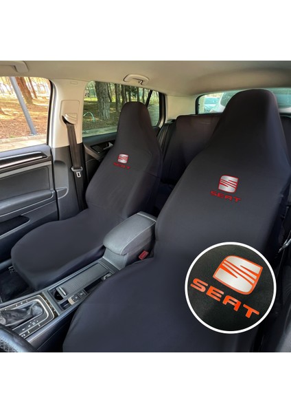Seat Toledo 2 Oto Koltuk Servis Kılıfı Siyah Likralı Esnek Tüm Araç Modellerine Uygun Universal