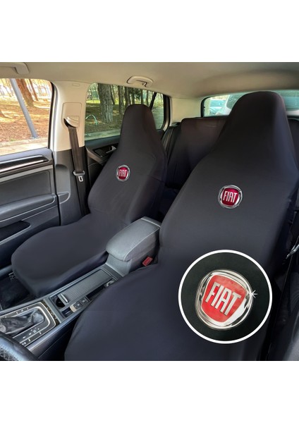 Fiat Doblo Oto Koltuk Servis Kılıfı Siyah Likralı Esnek Tüm Araç Modellerine Uygun Universal