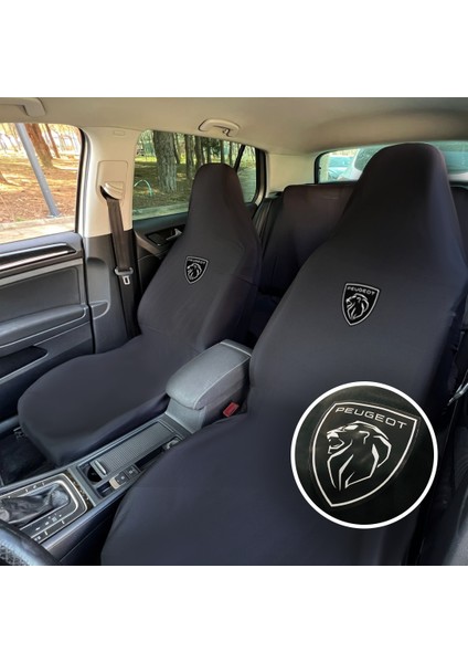 Peugegot 308 Oto Koltuk Servis Kılıfı Siyah Likralı Esnek Tüm Araç Modellerine Uygun Universal