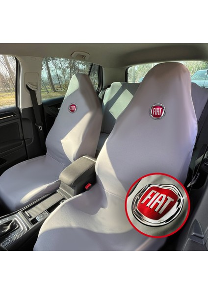 Fiat Argo Oto Koltuk Servis Kılıfı Gri Likralı Esnek Tüm Araç Modellerine Uygun Universal