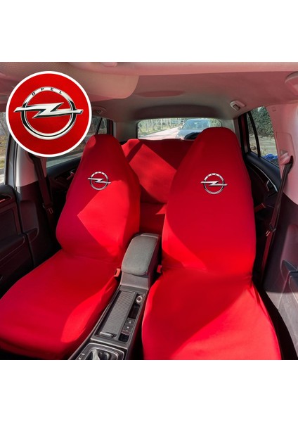 Opel Astra J Oto Koltuk Servis Kılıfı Krmızı Likralı Esnek Tüm Araç Modellerine Uygun Universal