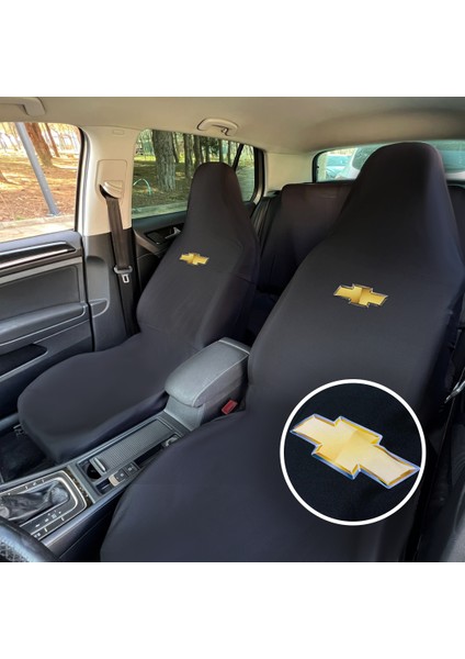 Chevrolet Evanda Oto Koltuk Servis Kılıfı Siyah Likralı Esnek Tüm Araç Modellerine Uygun Universal
