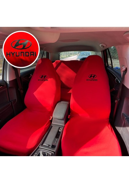 Hyundai Accent 3 Oto Koltuk Servis Kılıfı Kırmızı Likralı Esnek Tüm Araç Modellerine Uygun Universal