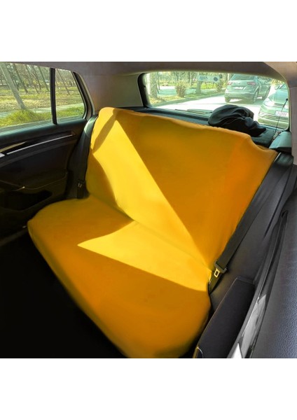Oto Koltuk Servis Kılıfı Sarı Likralı Esnek Tüm Araç Modellerine Uygun Universal modelleri