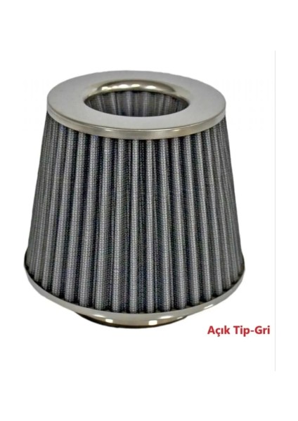 Carub Performans ve Ses Arttırıcı Açık Hava Filtresi +6 Hp Açık Tip Gri FS-325