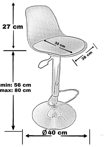 Kırmızı Tabure