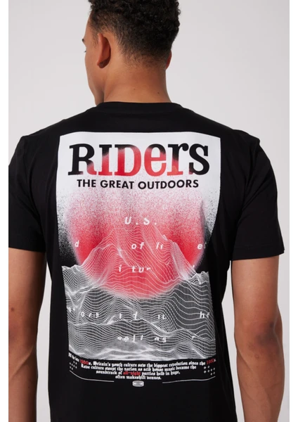 Riders By Lee Riders By Lee Regular Fit %100 Pamuk Bisiklet Yaka Beyaz Tişört