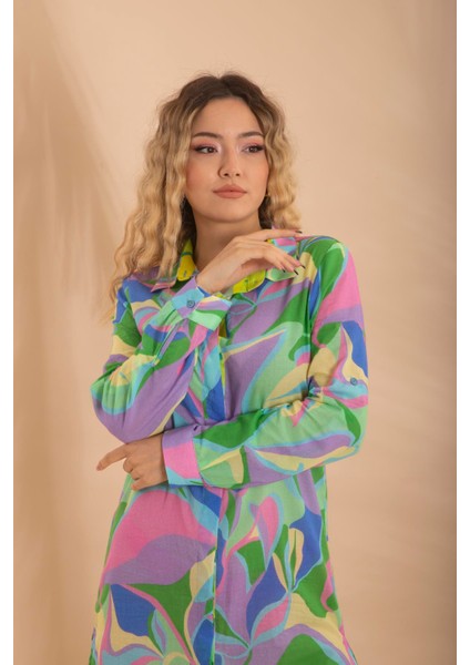 Uzun Gömlek Yaprak Lila BNTS-23010 fırsatları