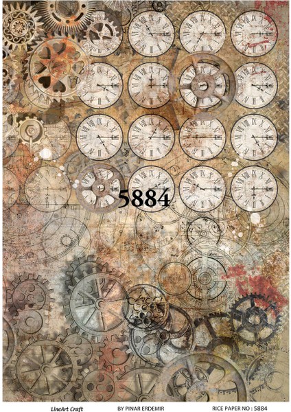 Pirinç Dekopaj Kağıdı 5884