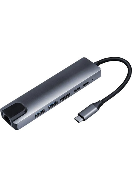 Senseı Typ-C 6ın1 HDMI Cok Fonksıyonlu USB 3.0 Dock Statıon