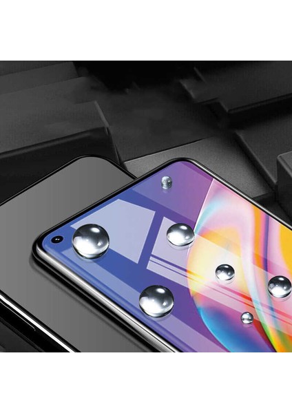 Tecno Camon 16 Ekran Koruyucu Esnek Nano Kırılmaz Cam (Blue)