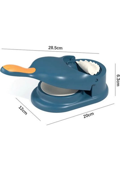 Pratik Hamur Açıcı Kapatıcı 2 Si 1 Arada Mantı Börek Poğaca Hamur Açma Kapatma Aparatı Lacivert Renk modelleri