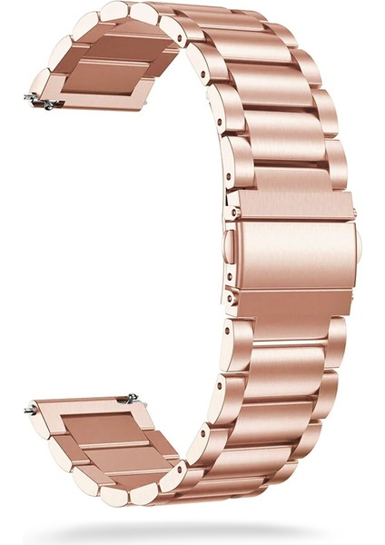 Huawei Watch Gt 2 Pro 46MM Uyumlu Kordon Paslanmaz Çelik Metal Kordon Ayarlama Aparatlı modelleri
