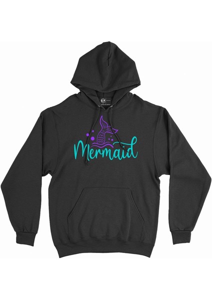 Mermaid Kapşonlu Sweatshirt Hoodie