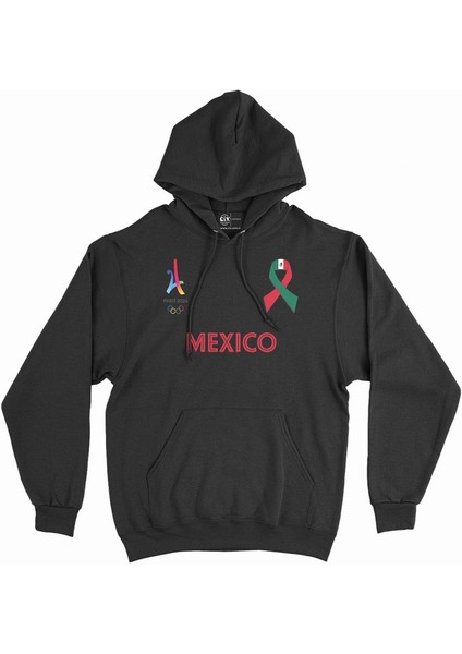Paris 2024 Yaz Olimpiyatları Meksika Kapşonlu Sweatshirt Hoodie