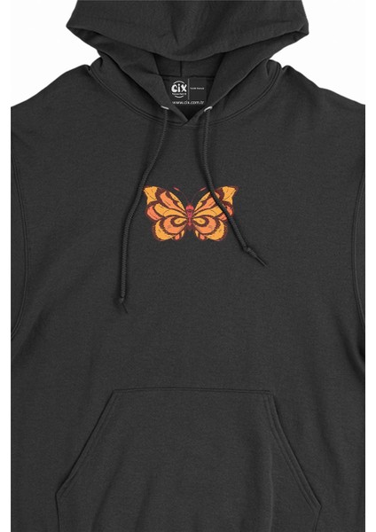 Kelebek Butterfly Minimal Kapşonlu Sweatshirt Hoodie fiyatları