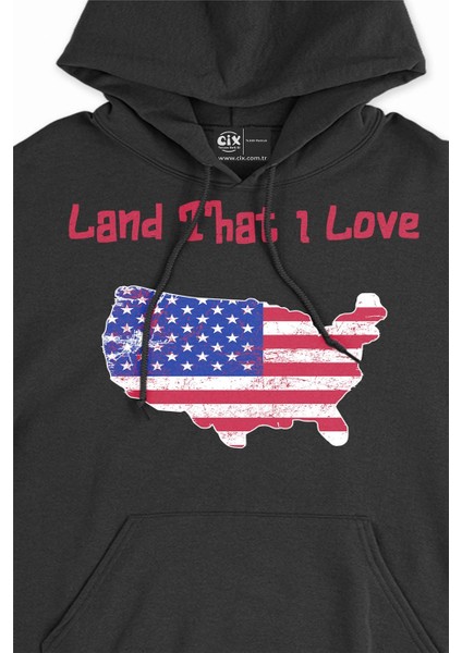 Land That I Love Usa Kapşonlu Sweatshirt Hoodie fiyatları