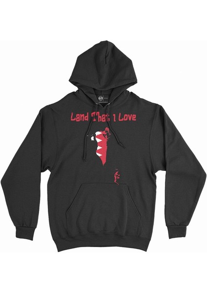 Land That I Love Katar Kapşonlu Sweatshirt Hoodie
