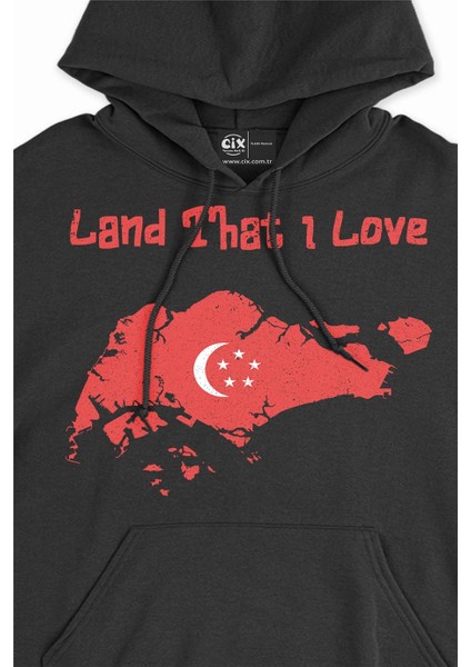 Land That I Love Singapur Kapşonlu Sweatshirt Hoodie fiyatları