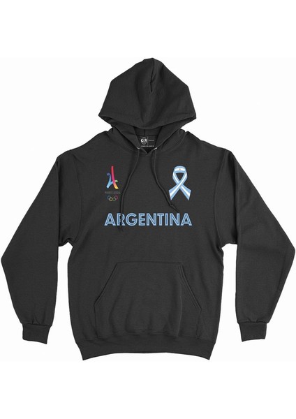 Paris 2024 Yaz Olimpiyatları Arjantin Kapşonlu Sweatshirt Hoodie