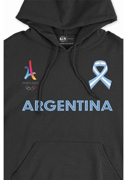 Paris 2024 Yaz Olimpiyatları Arjantin Kapşonlu Sweatshirt Hoodie fiyatları