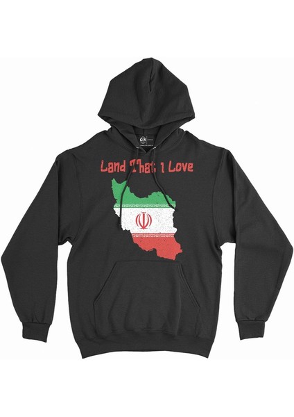 Land That I Love Iran Kapşonlu Sweatshirt Hoodie