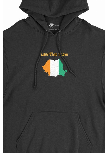 Land That I Love Fildişi Minimal Kapşonlu Sweatshirt Hoodie fiyatları