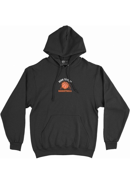 Doğuştan Basketbolcu Minimal Kapşonlu Sweatshirt Hoodie