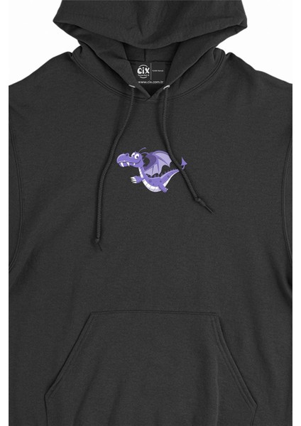 Sevimli Ejderha Minimal Kapşonlu Sweatshirt Hoodie fiyatları