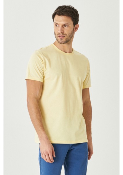 Slim Fit Dar Kesim Bisiklet Yaka 5'li Tişört Paketi