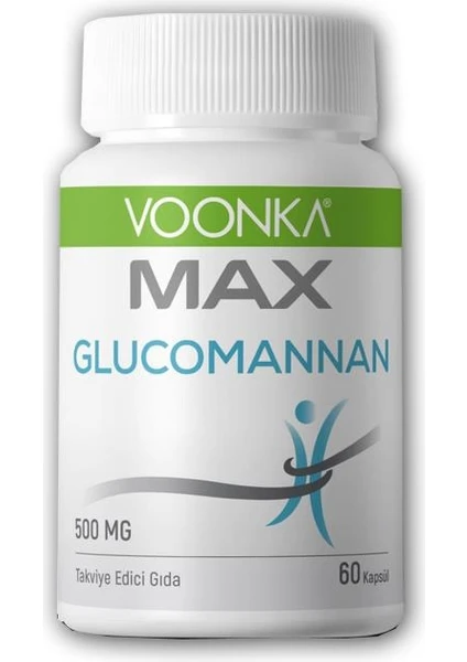 Max Glukomannan 500 mg 60 Kapsül